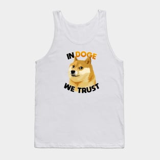 In Doge We Trust Tank Top